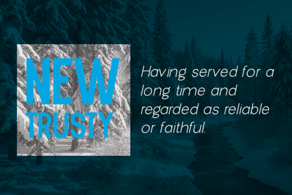 New Trusty Font PNG with transparent background - Preview 2