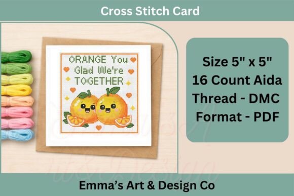 Orange You Glad We’re Together Card