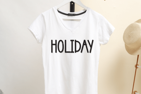 Retro Skinny Font PNG with transparent background - Preview 1