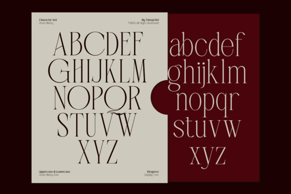 Rose Merry Font PNG with transparent background - Preview 2