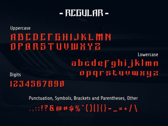 Sharpinoz Font font preview - 1