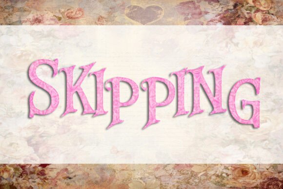 Skipping Font PNG with transparent background - Preview 1