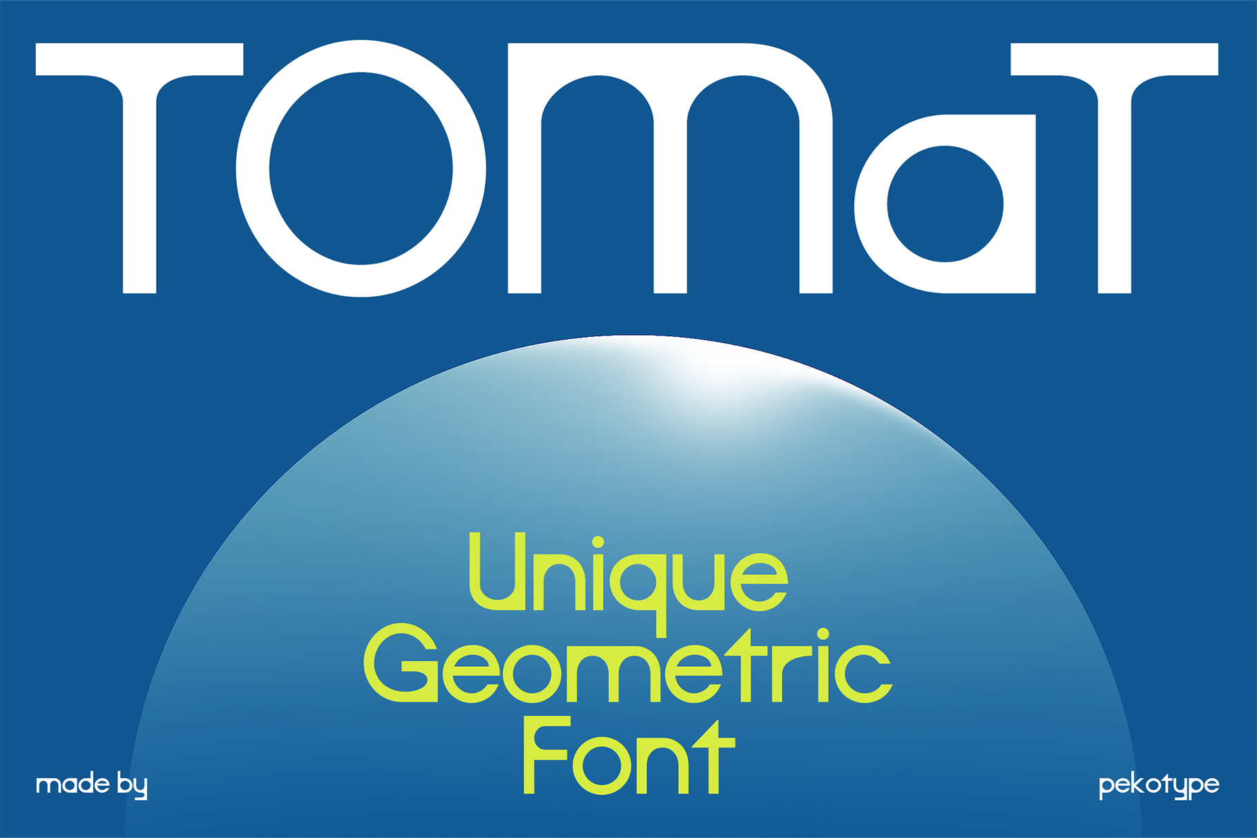 Tomat preview: fresh grotesque sans