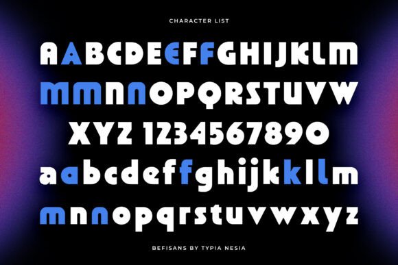 Befisans Font - Preview 1