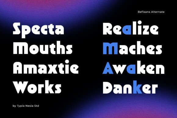 Befisans Font - Preview 5