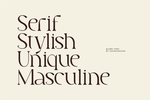 Blore Font - Preview 3