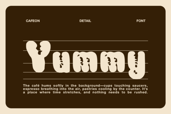 Cafeon Font PNG with transparent background - Preview 4