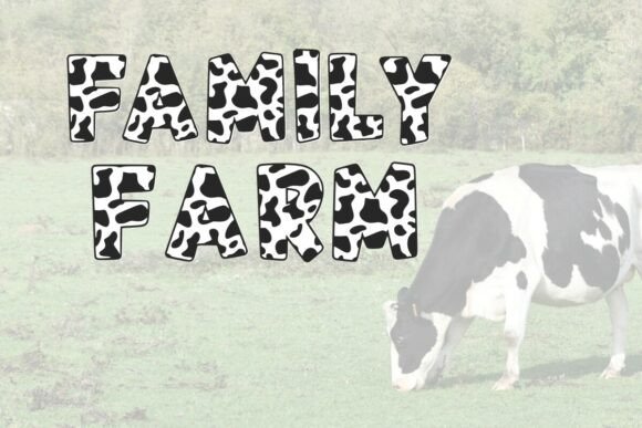 Cow Milk Font - Preview 2