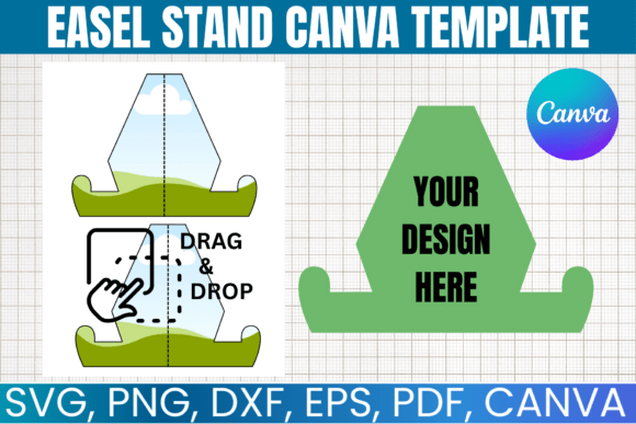 Easel Stand Canva Template