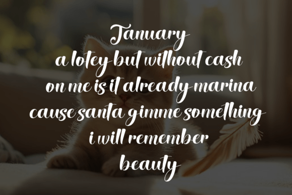 Fairytails Font PNG with transparent background - Preview 2