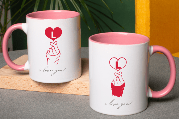 Finger Heart Alphabet Font font preview - 3