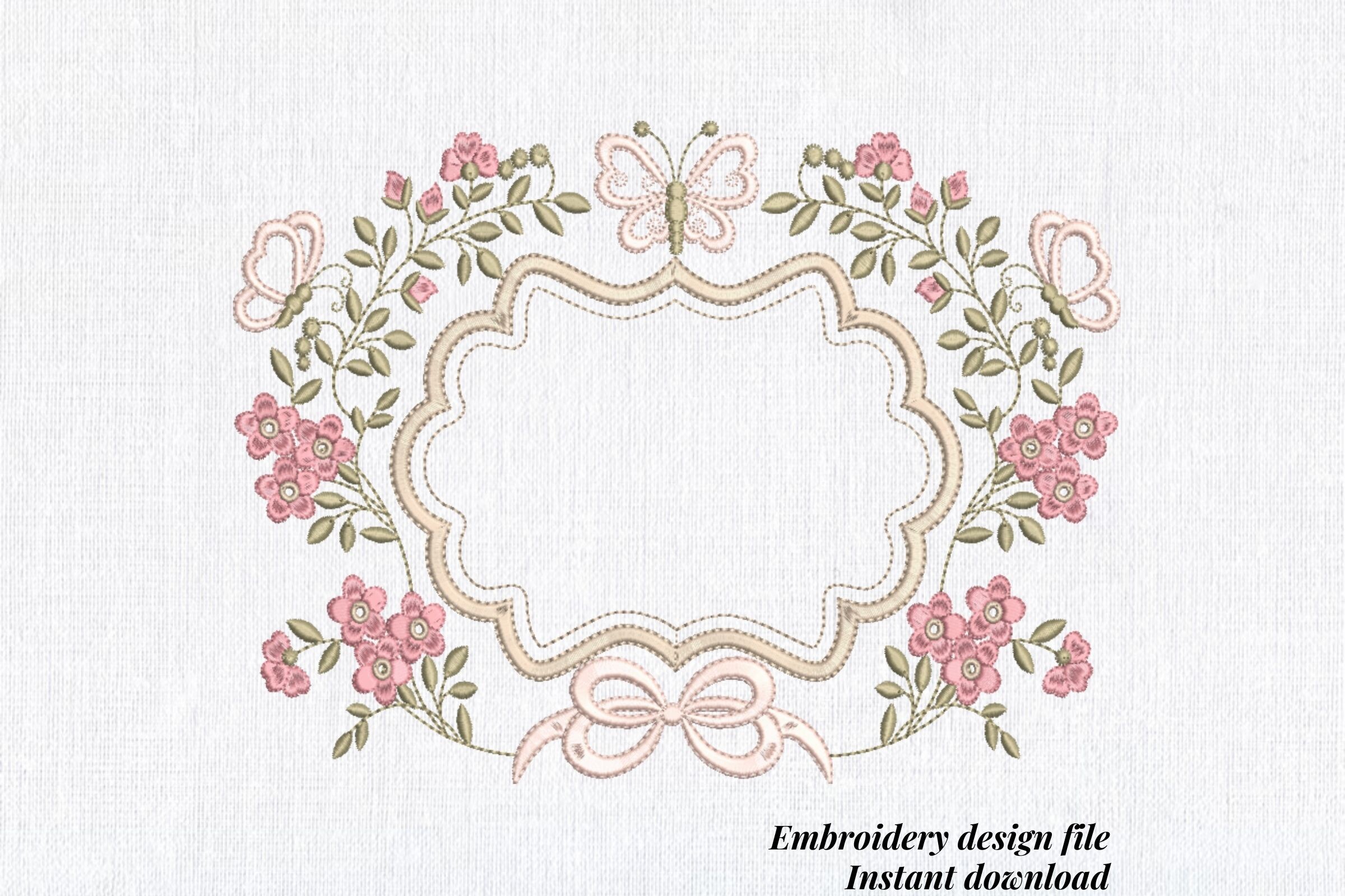 Floral Wedding Frame 3