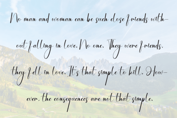 Gracia Signature Font - Preview 5