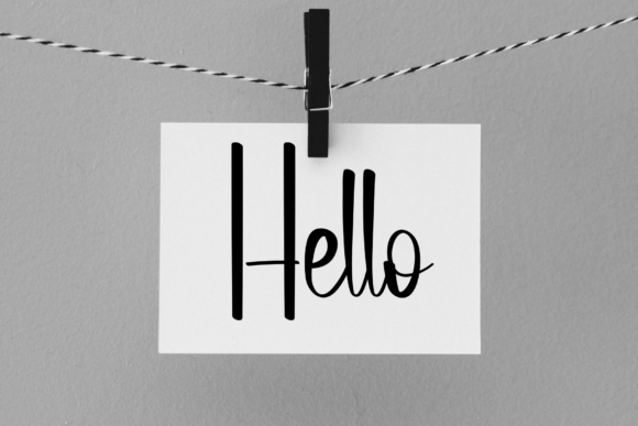 Handmade January Font PNG with transparent background - Preview 1