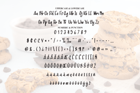 Hey Cookies Font PNG with transparent background - Preview 6