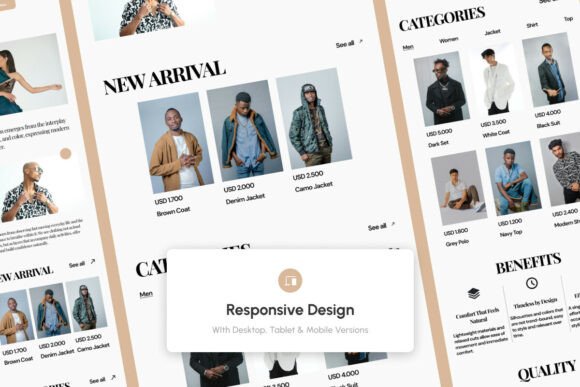 Lexy – Modern Editorial Fashion Landing