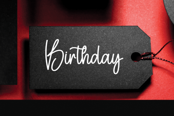 Midnight December Font PNG with transparent background - Preview 4