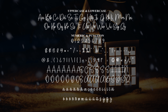 Midnight December Font PNG with transparent background - Preview 6
