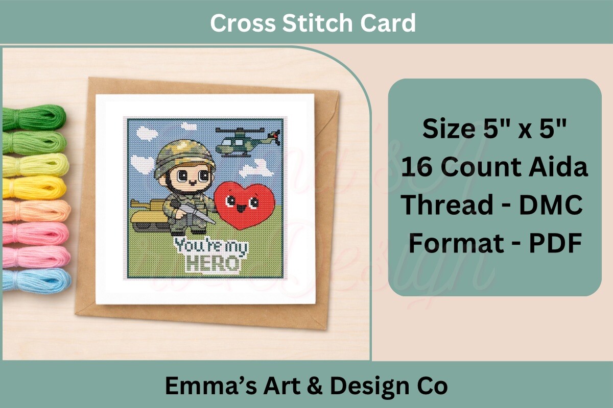 Military Soldier Valentine’s Day Card
