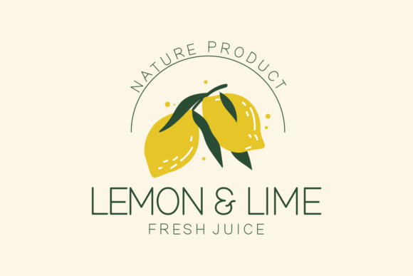 Minimalist Lemonade Font PNG with transparent background - Preview 1