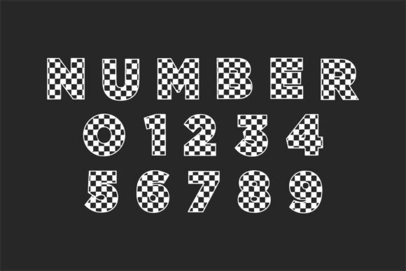 Motor Sport Font PNG with transparent background - Preview 4