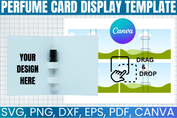 Perfume Card Display Canva Template