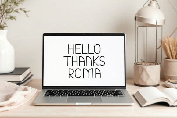 Simple Create Font PNG with transparent background - Preview 4