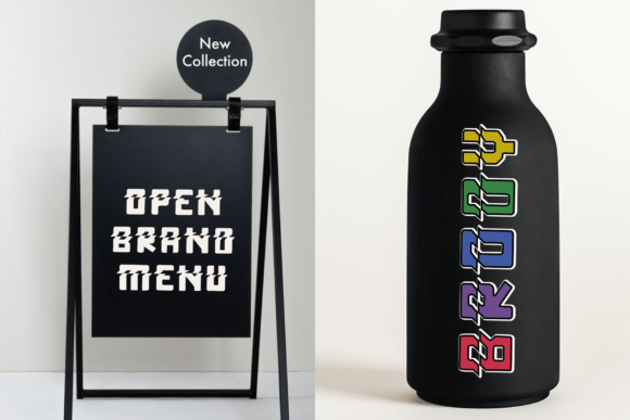 Smart Electric Font PNG with transparent background - Preview 1