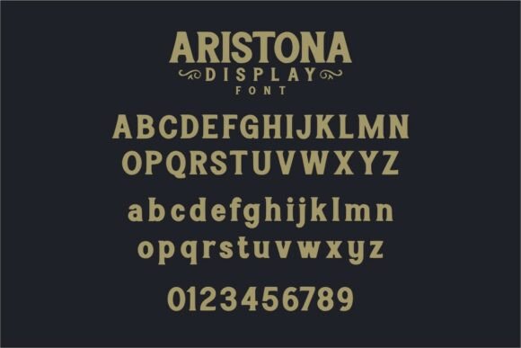 Aristona Font - Preview 1