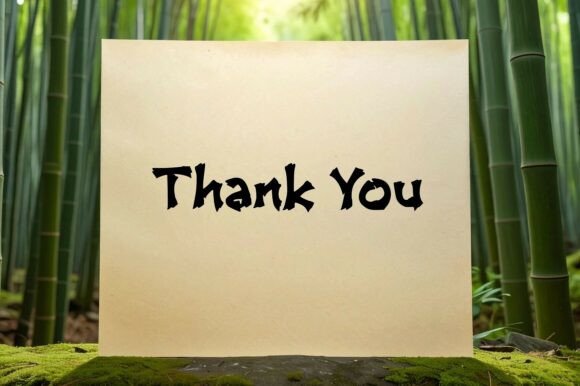 Bamboo Grove Font PNG with transparent background - Preview 3