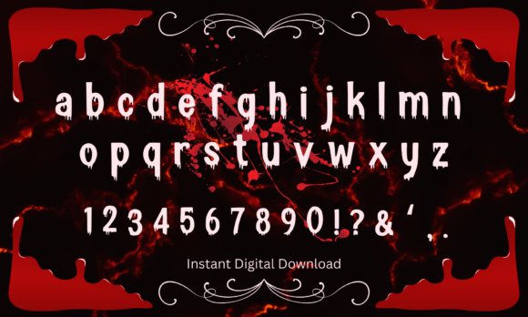 Bloody Mary Font - Preview 2