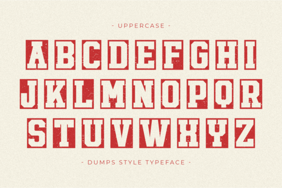 Dumps Style Font - Preview 4