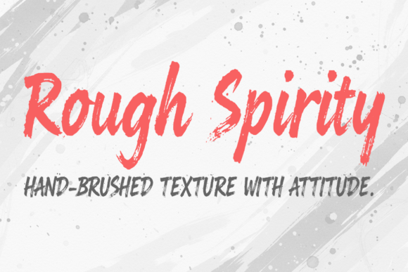 Elanova Brush Font PNG with transparent background - Preview 1
