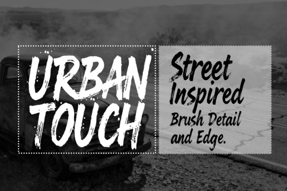Elanova Brush Font PNG with transparent background - Preview 4