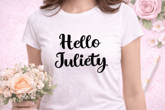 Juliety Font PNG with transparent background - Preview 2