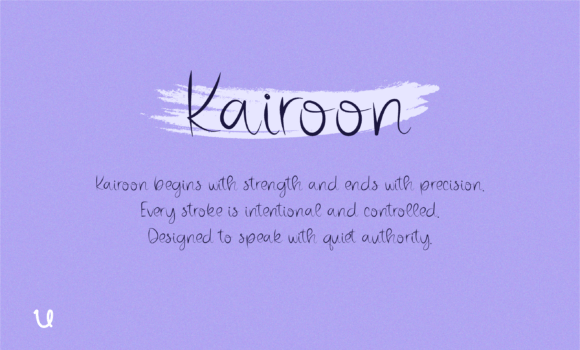 Kairoon Font PNG with transparent background - Preview 1