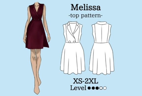 Melissa Dress V - Elegant Dress