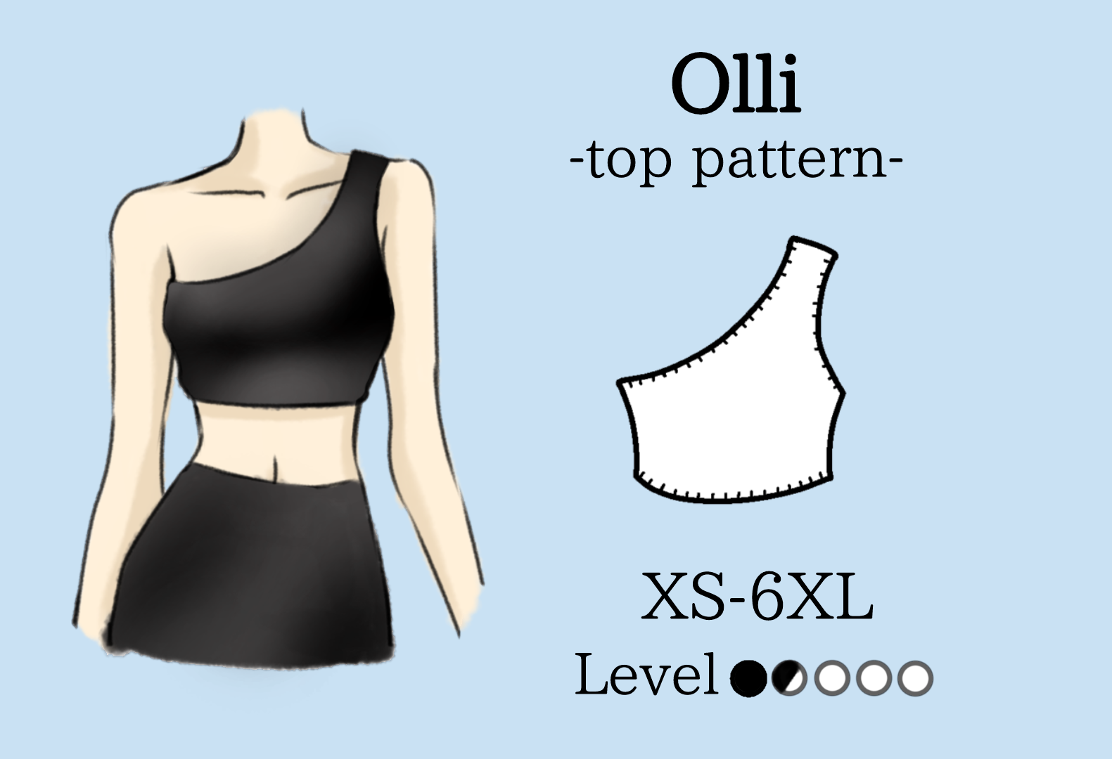 One Shoulder Top Asymmetric