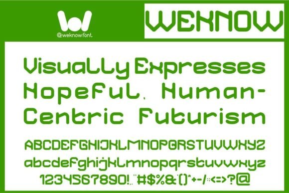 Optimistic Future Font PNG with transparent background - Preview 3
