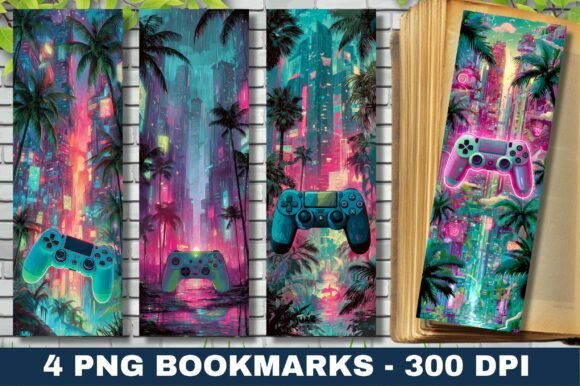 Tropical Controller Game City Bookmark