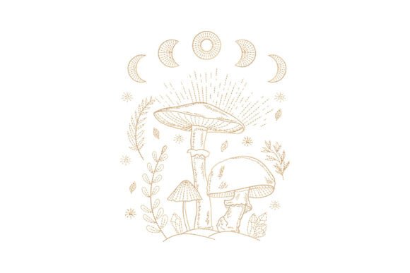 Aesthetic Cottagecore Mushroom
