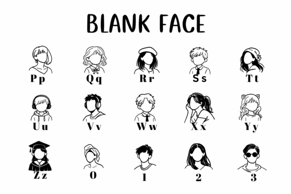 Blank Face Font - Preview 2