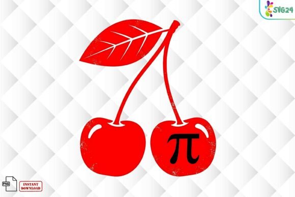 Cherry Pi Math Love PNG