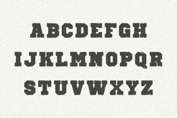 College Stamp Font - Preview 4