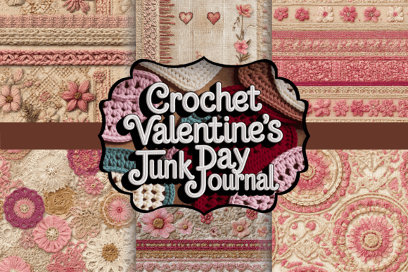 Crochet Valentine’s Day Junk Journal