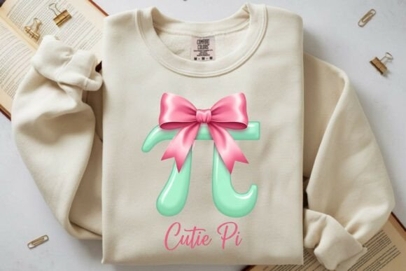 Cutie Pi Bow Math Girl Theme PNG