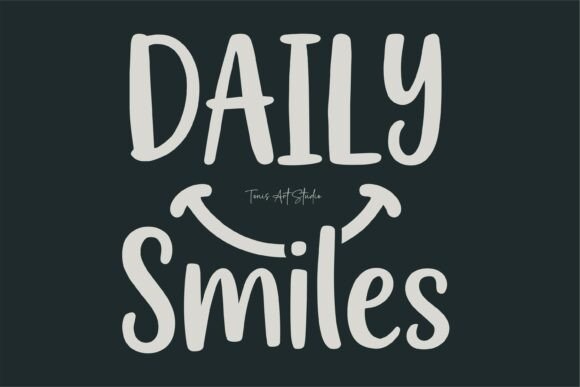 Daily Smiles Font - Preview 2