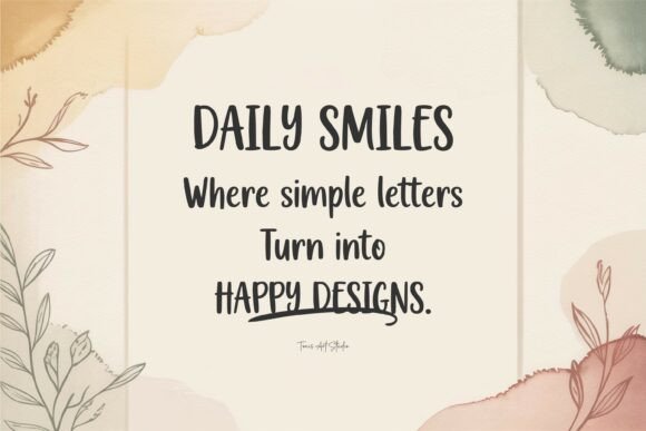 Daily Smiles Font - Preview 3