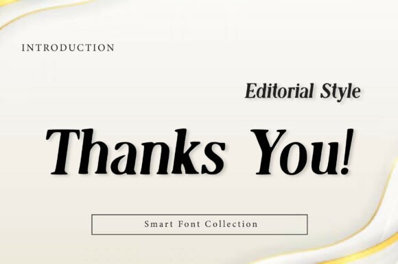 Editorial Style Font - Preview 2