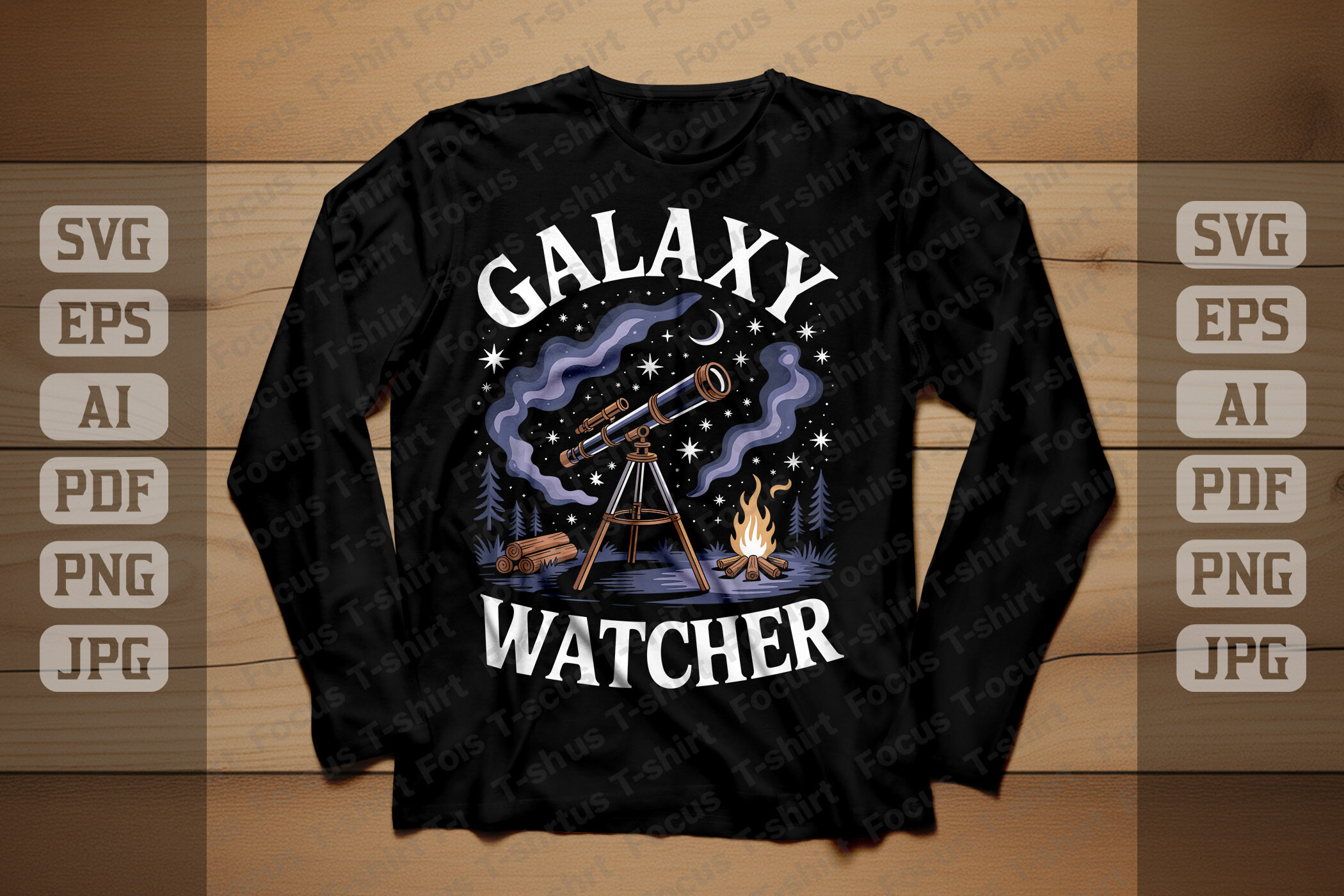 Galaxy Watcher Space Astronomy Design